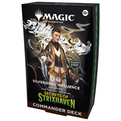 (Entrega Inmediata) Secrets of Strixhaven Commander Deck Silverquill Influence Inglés
