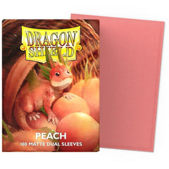 Dragon Shield Peach Dual Matte (100)