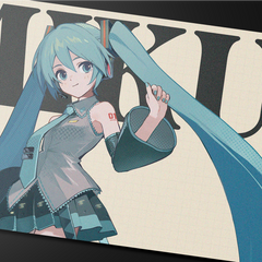 (Preventa 15/09/2026) Playmat: Hatsune Miku- Retro Soundscapes- Hatsune Miku