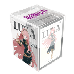 (Preventa 15/09/2026) Deck Protectors in Clear Box: Hatsune Miku- Retro Soundscapes- Luka (100ct)