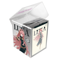 (Preventa 15/09/2026) Deck Protectors in Clear Box: Hatsune Miku- Retro Soundscapes- Luka (100ct)