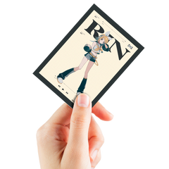 (Preventa 15/09/2026) Deck Protectors in Clear Box: Hatsune Miku- Retro Soundscapes- Rin (100ct)