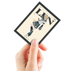 (Preventa 15/09/2026) Deck Protectors in Clear Box: Hatsune Miku- Retro Soundscapes- Len (100ct)