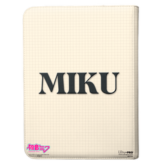 (Preventa 15/09/2026) Binder: PRO 9-Pocket Zippered- Hatsune Miku- Retro Soundscapes