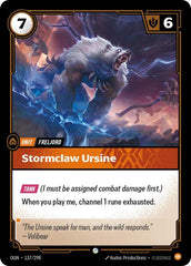 Stormclaw Ursine 137/298