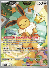 Carta Promo Eevee Español Prismatic Evolutions con separadores