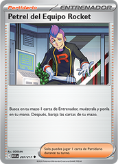 Petrel del equipo Rocket Español