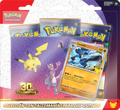 (Preventa 16/09/26) 30th Celebration Tech Sticker Collection Lucario Español