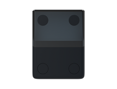 Heavy Play RFG DeckBox 80DS Warlock Black Negro