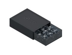 Heavy Play RNG DiceBox Warlock Black Negro