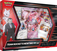 Team Rocket's Mewtwo ex Box Inglés