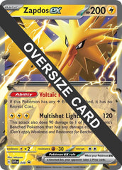 Zapdos Ex 49 Oversize Inglés