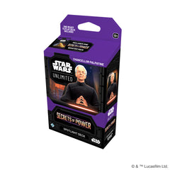Star Wars Unlimited - Secrets of Power Spotlight Deck CANCILLER PALPATINE Inglés