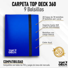 Carpeta Esencial Topdeck 360 Azul