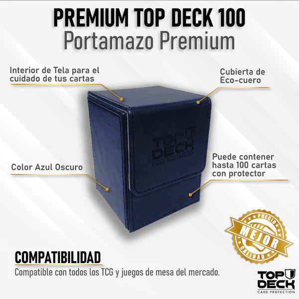 Portamazo Premium Topdeck 100 Azul