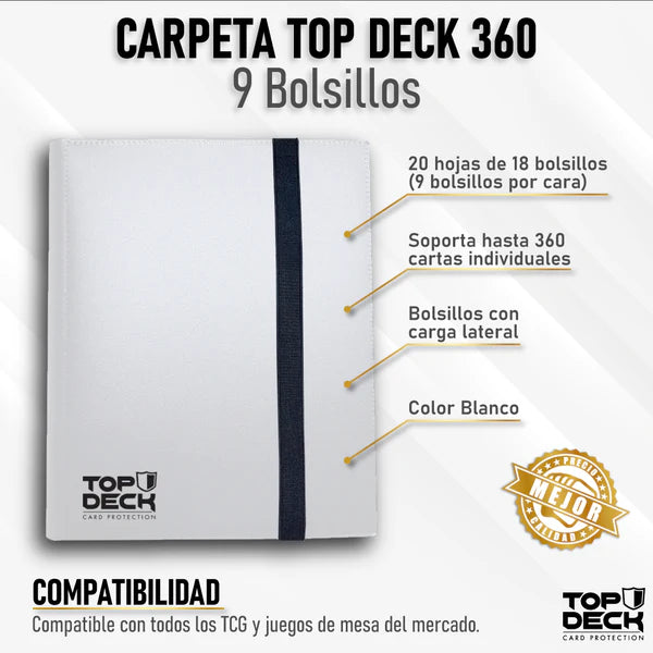 Carpeta Esencial Topdeck 360 Blanco