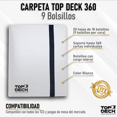 Carpeta Esencial Topdeck 360 Blanco