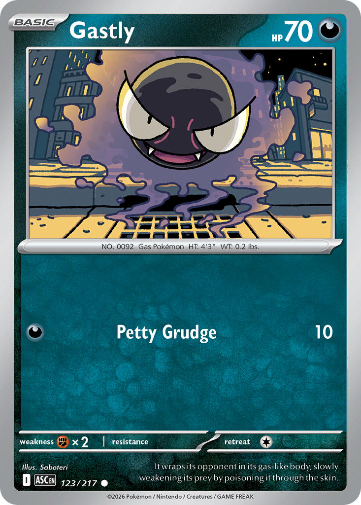 Gastly Promo ASC 123/217 Inglés