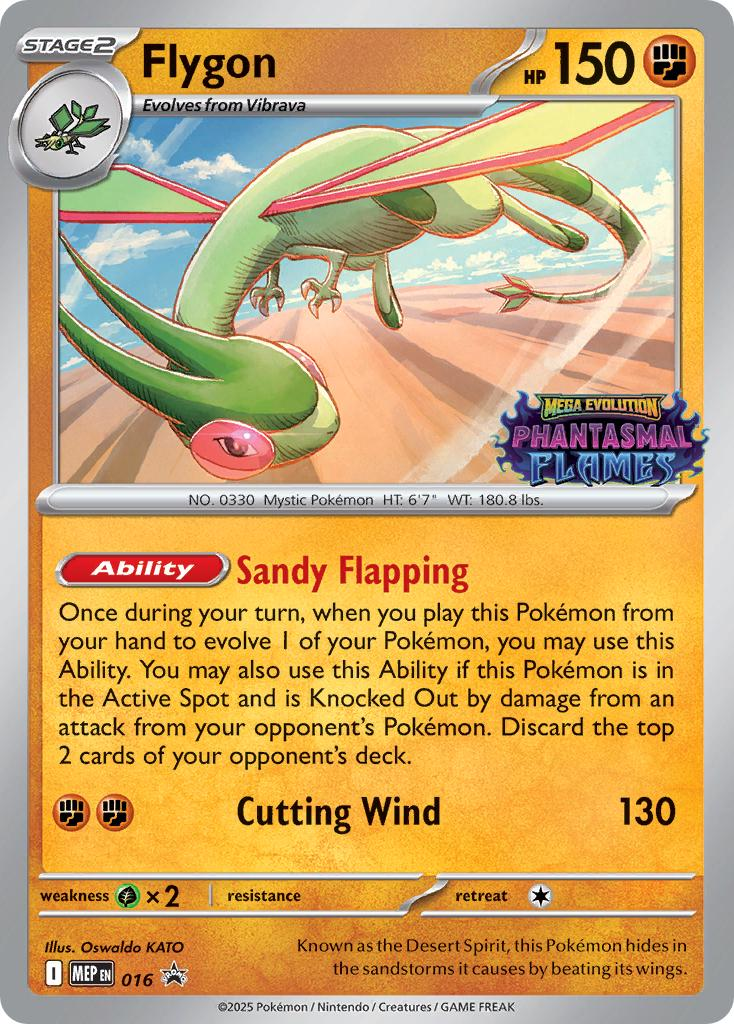 Flygon Pre-Release Stamped Inglés