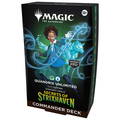 (Entrega Inmediata) Secrets of Strixhaven Commander Deck Quandrix Unlimited Inglés