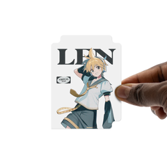 (Preventa 15/09/2026) Deck Protectors in Clear Box: Hatsune Miku- Retro Soundscapes- Len (100ct)