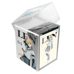 (Preventa 15/09/2026) Deck Protectors in Clear Box: Hatsune Miku- Retro Soundscapes- Len (100ct)