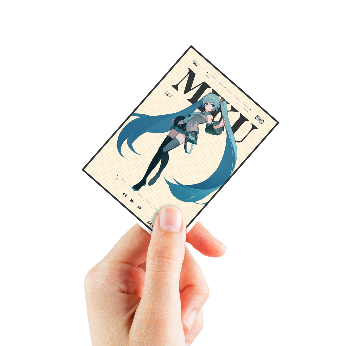 (Preventa 15/09/2026) Deck Protectors: Apex- Hatsune Miku- Retro Soundscapes- Hatsune Miku (105ct)
