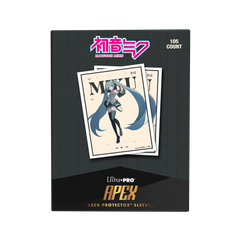 (Preventa 15/09/2026) Deck Protectors: Apex- Hatsune Miku- Retro Soundscapes- Hatsune Miku (105ct)