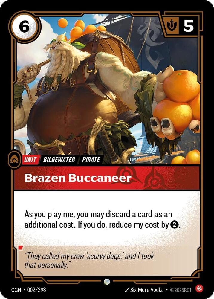 Brazen Buccaneer 002/298