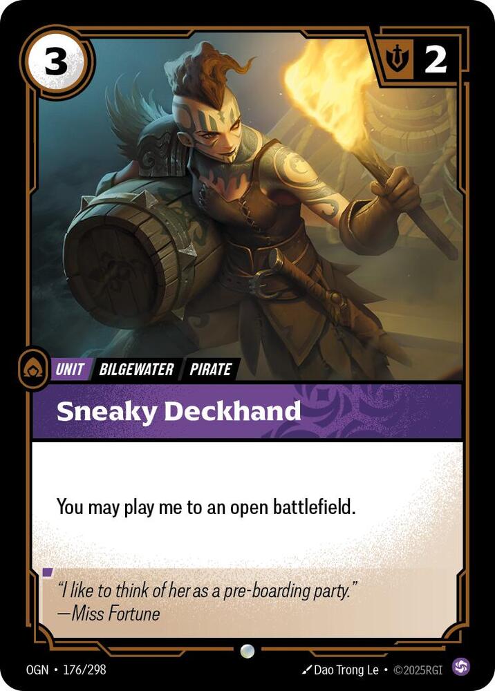 Sneaky Deckhand 176/298