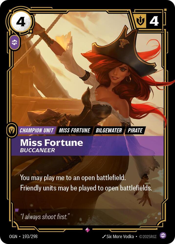 Miss Fortune - Buccaneer 193/298