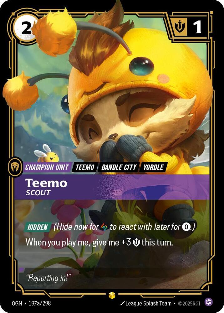 Teemo - Scout (Alternate Art) 197a/298