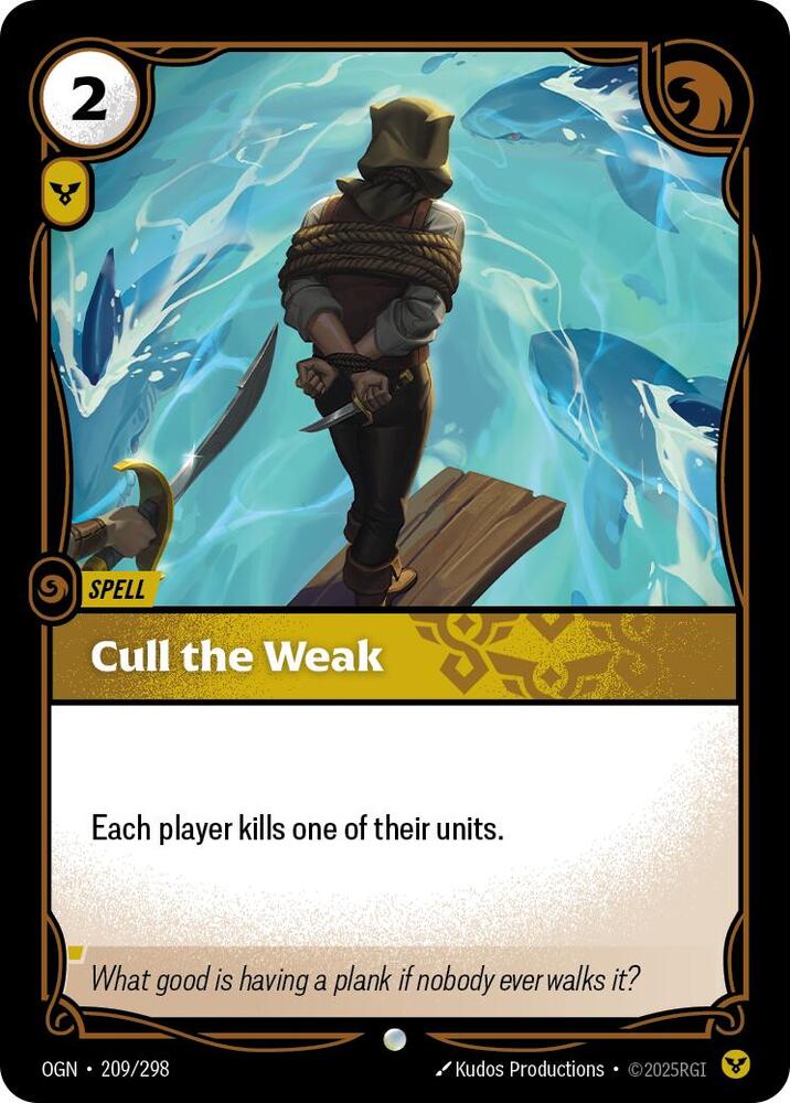 Cull the Weak 209/298