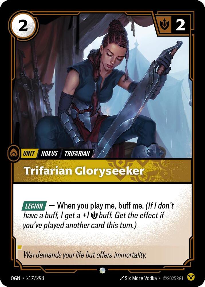 Trifarian Gloryseeker 217/298