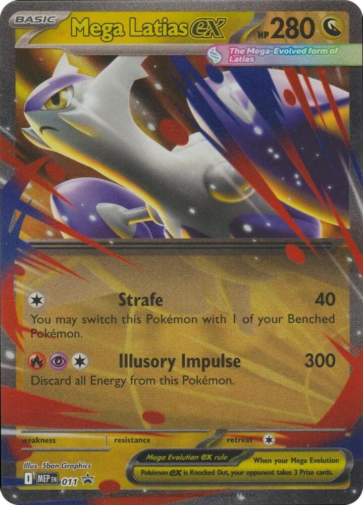 Carta Promo Mega Latias Ex MEP 011 Español