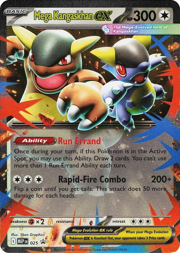 Mega Kangaskhan ex Promo MEP 25 Inglés