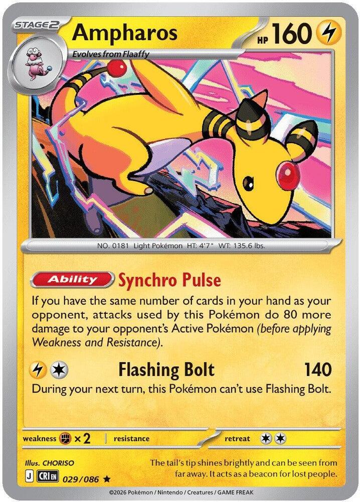 Ampharos 029/086 Inglés