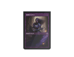 Heavy Play Curv Sleeves Standard 100 Bard Purple Morado