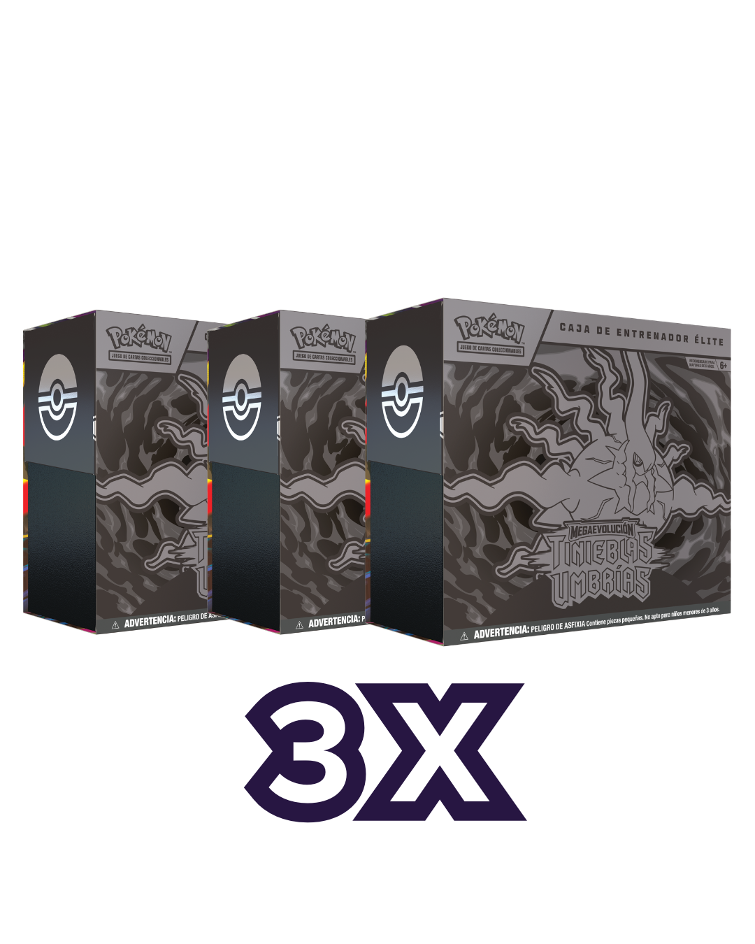(Preventa Cyber 17/07/2026) Pitch Black- Elite Trainer Box Pack 3x Español