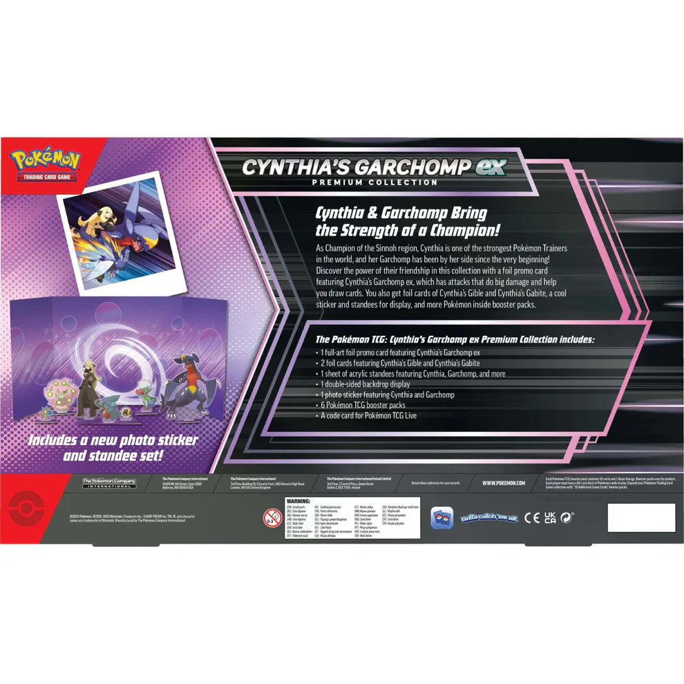 Cynthia's Garchomp Ex Premium Collection Inglés
