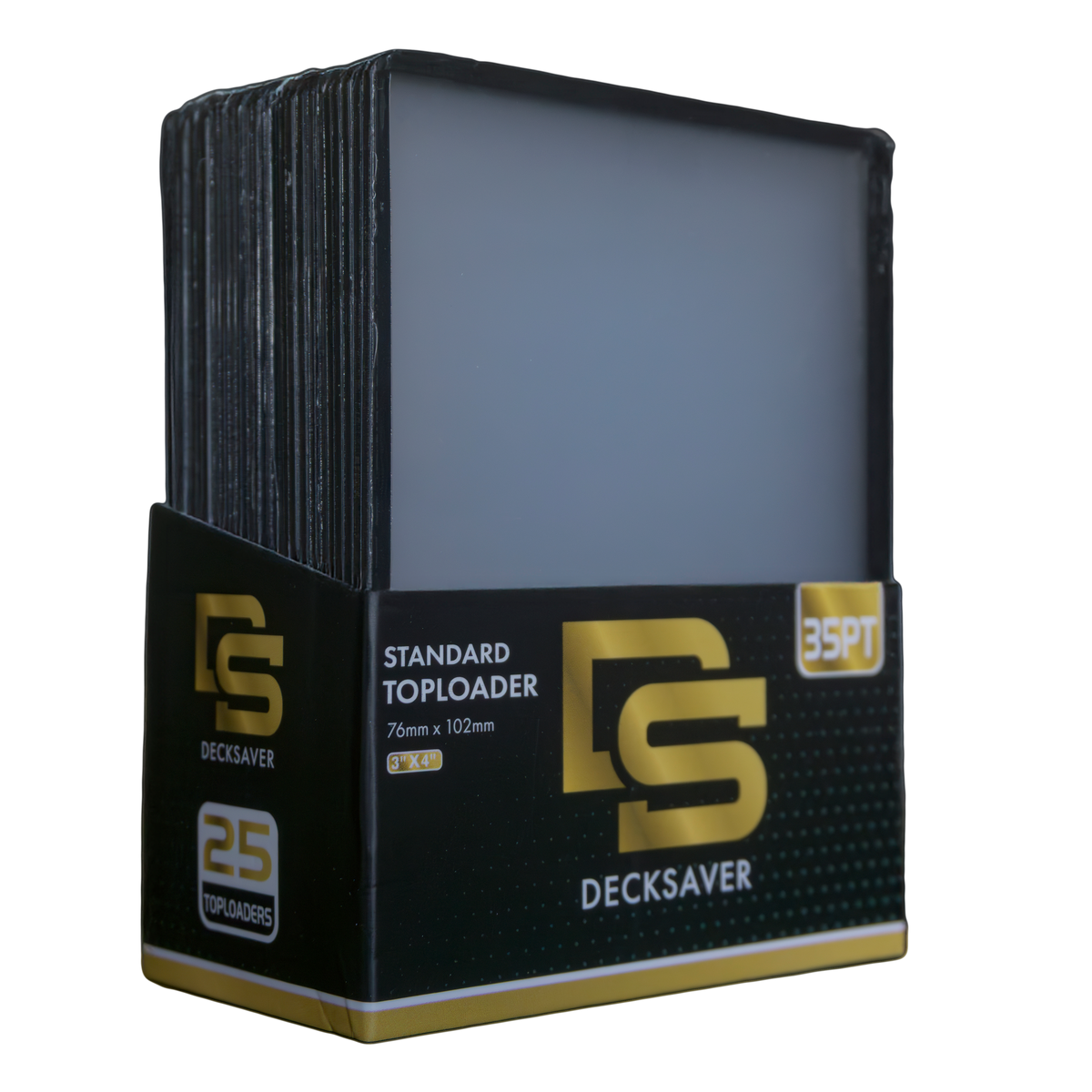 (Preventa 25/06) Toploader Negro (25 unidades) Decksaver