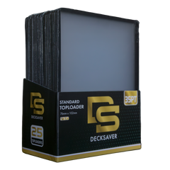 (Preventa 25/06) Toploader Negro (25 unidades) Decksaver