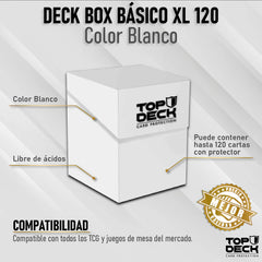 Portamazo Esencial Topdeck XL 120 Blanco