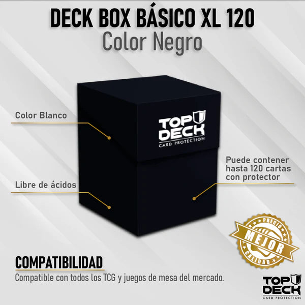 Portamazo Esencial Topdeck XL 120 Negro