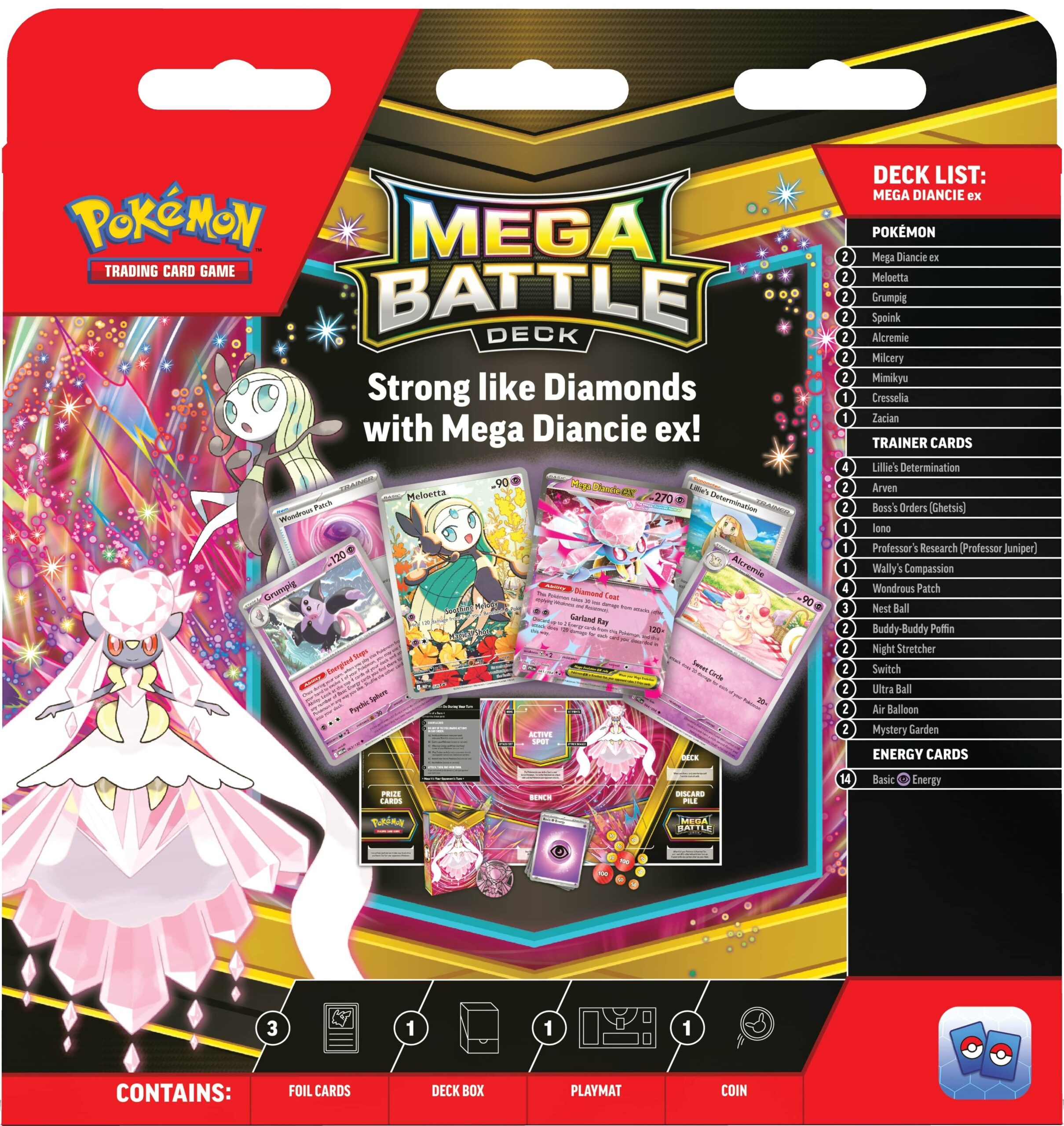 (Preventa) Mega Battle Deck - Mega Diancie ex Español
