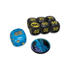 Set Dados y Moneda Lucario Mega Evolution