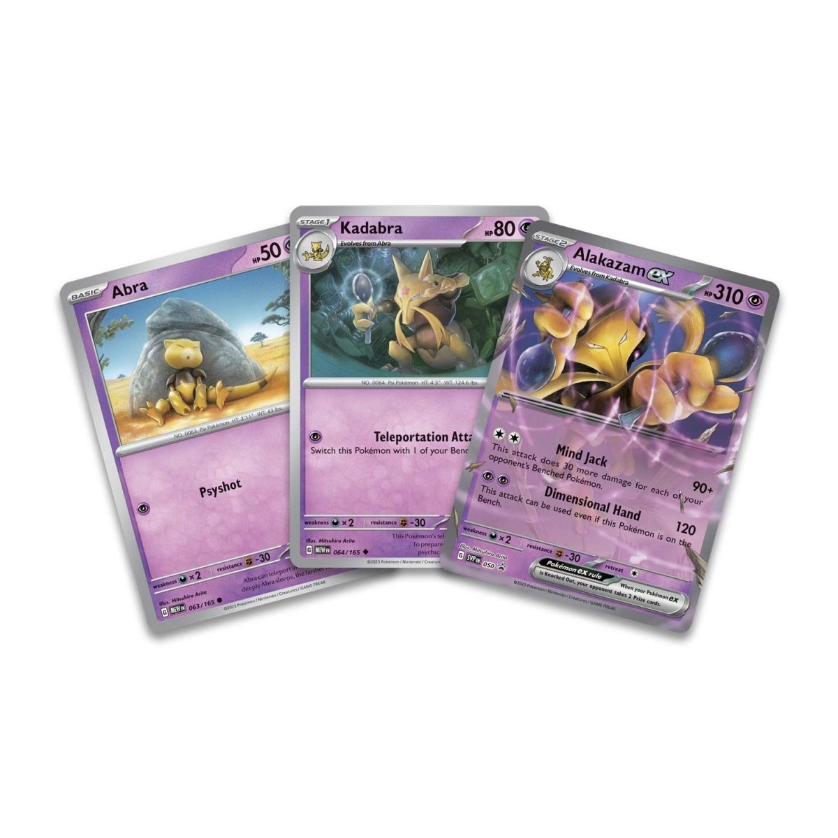 Set Cartas Promo 151 Alakazam Ex Inglés