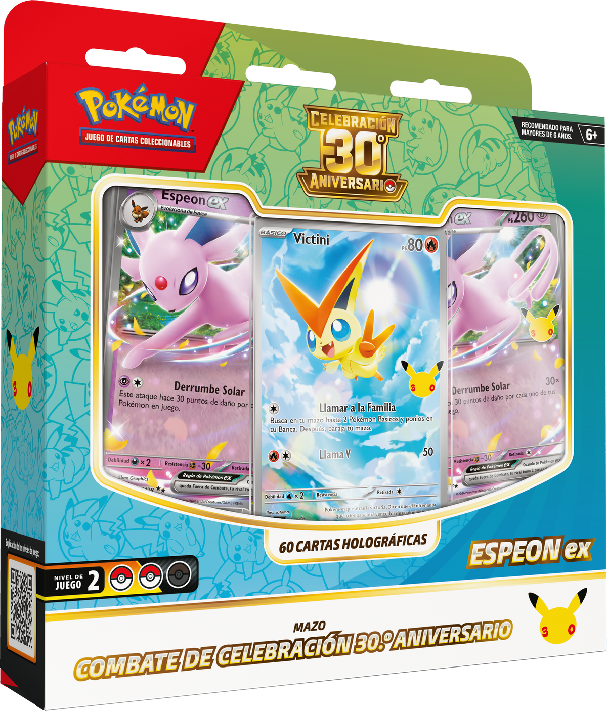 (Preventa 30/10/26) 30th Celebration Battle Deck Espeon Ex Español
