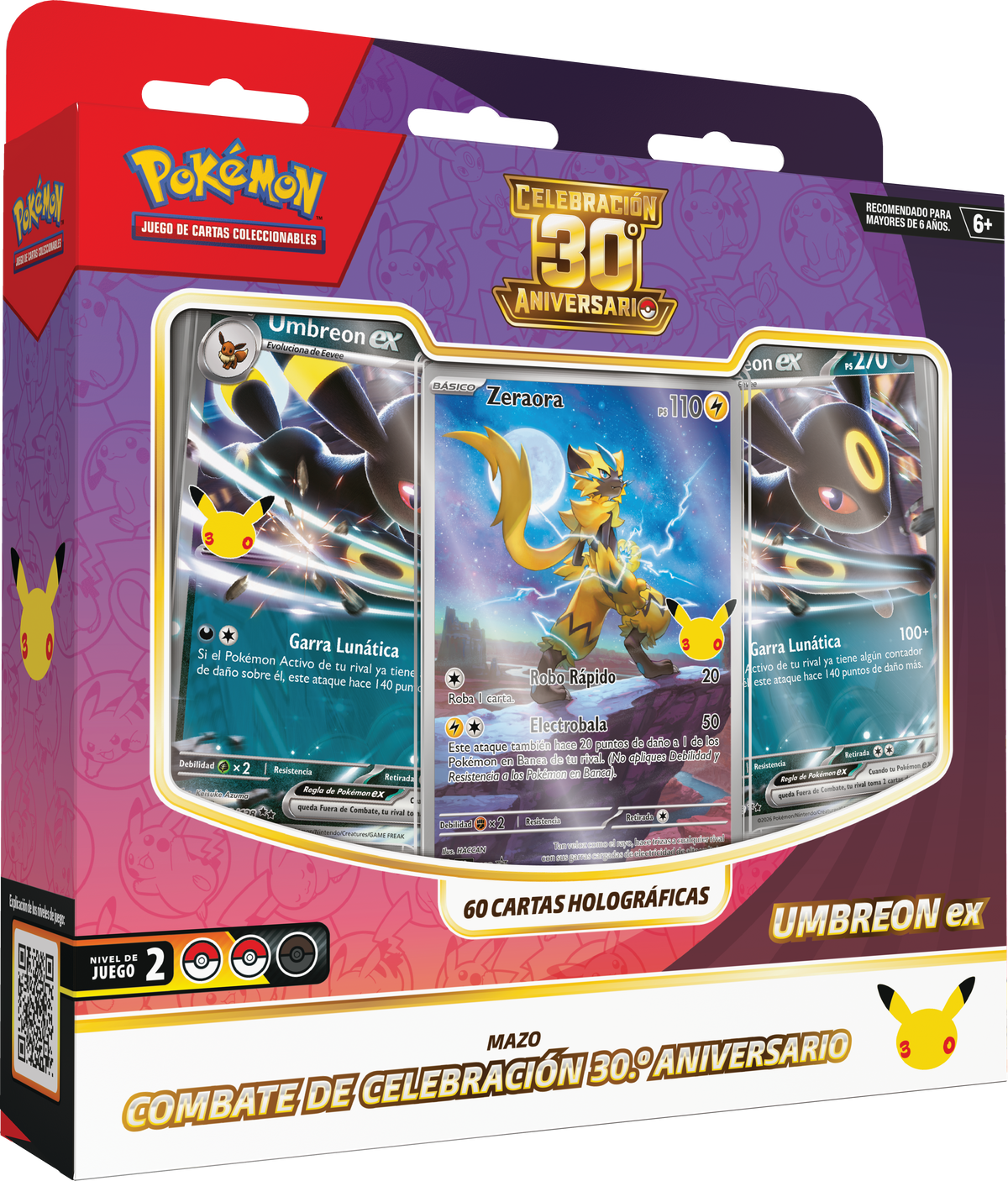 (Preventa 30/10/26) 30th Celebration Battle Deck Umbreon Ex Español