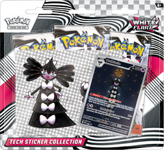 White Flare Tech Sticker Inglés